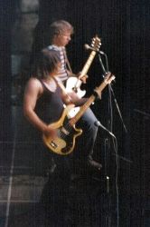 Jon's Kramer 250B and Phil's (evil!) Kawai 'Rock n Roll Star